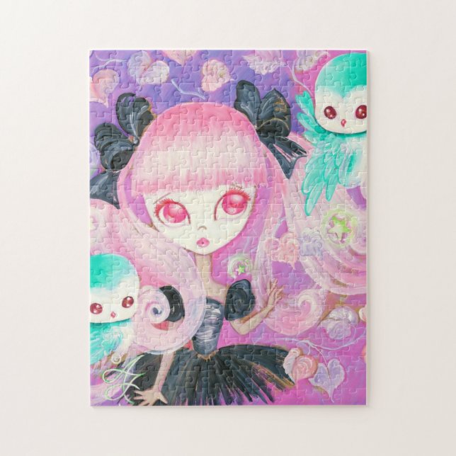 Magische Eulen Puzzle (Vertikal)