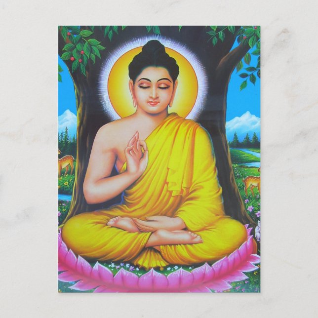 MAGISCHE FÄHIGKEITEN HINDUISMUS POSTKARTE (Vorderseite)