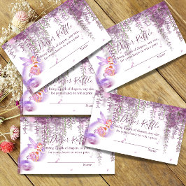 Magische Fairy Baby Dusche Windeln Raffelkarten Begleitkarte