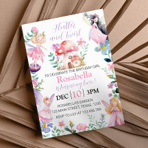 Magische Fairy Geburtstag Einladung jedes Alters