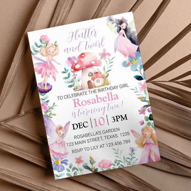 Magische Fairy Geburtstag Einladung jedes Alters (Von Creator hochgeladen)