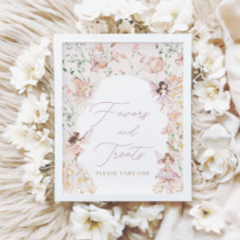 Magische Fairy Pink Girls Favoriten und Leckereien Poster