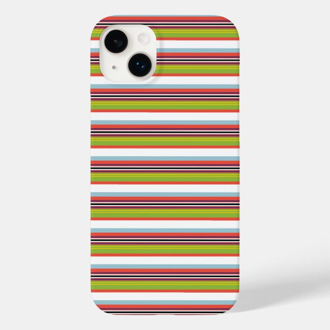 Magische farbige Streifen Case-Mate iPhone Hülle (Rückseite)