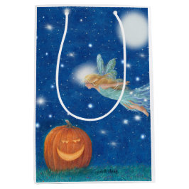 Magische Fee und Jack O'Lantern Halloween-Party Mittlere Geschenktüte