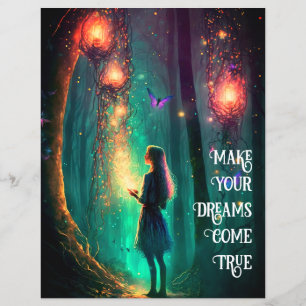 Magische Fee verzauberter Forest Fantasy Pixie Sta