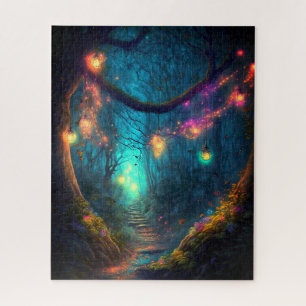 Magische Fee verzauberter Forest Fantasy Pixie Sta Puzzle