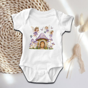 Magische Feen Lila Garten Baby Strampler