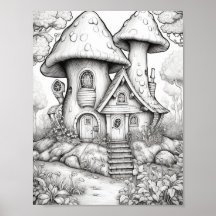 Magische Feenhäuser Erwachsenenfarben