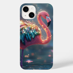Magische Flamingo Fantasy Kunst mit farbenfrohen F Case-Mate iPhone 14 Hülle
