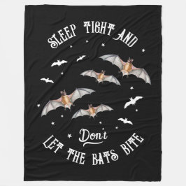 Magische Fledermäuse Gothic Halloween Vampire Fleecedecke