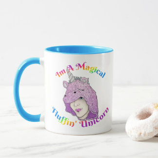 Magische Fluffin Unicorn Combo-Tasse Tasse