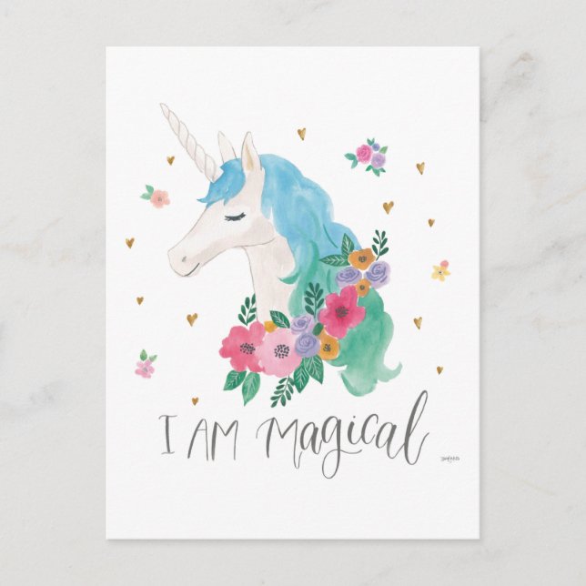 Magische Freunde IV | Ich bin magisch Postkarte (Vorderseite)