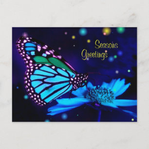 Magische Frohe Festtage Postkarte