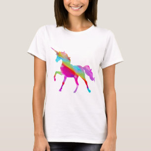Magische funkelnd Regenbogenpresse T-Shirt