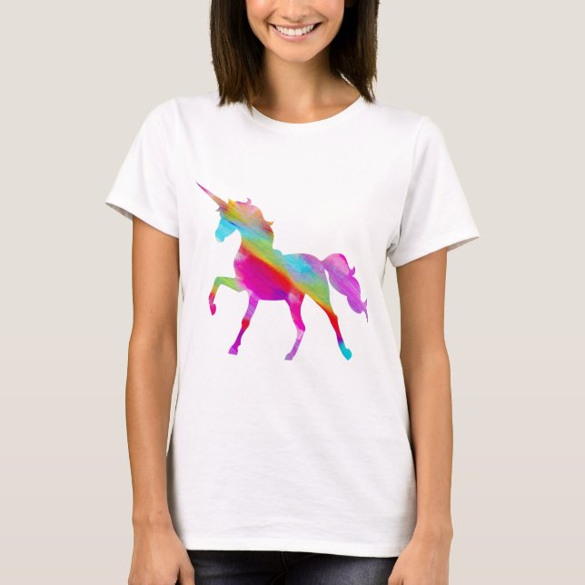 Magische funkelnd Regenbogenpresse T-Shirt (Vorderseite)