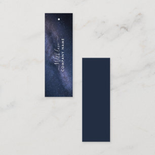 Magische Galaxie-Geschenketiketten Mini Visitenkarte