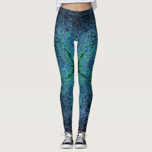 Magische Galaxie-Matrix-Tapete-Leggings Leggings