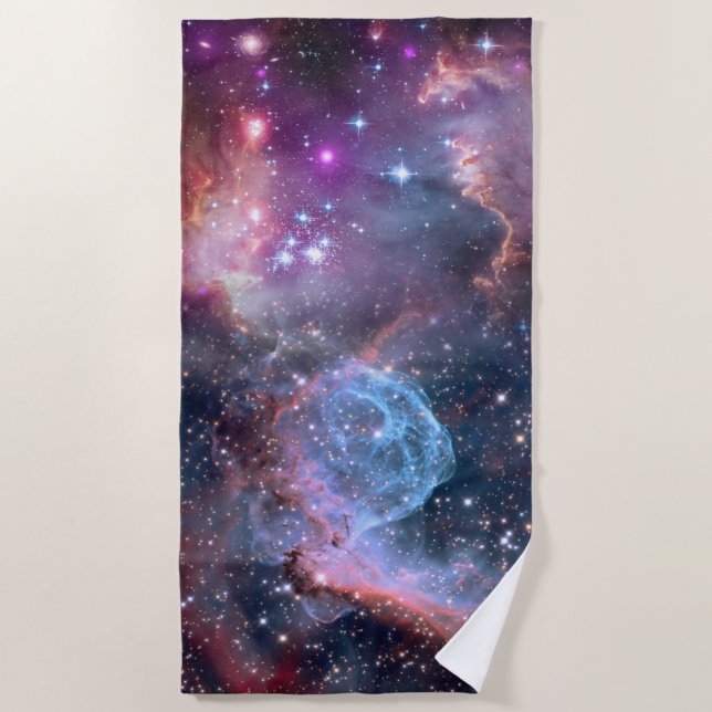 Magische Galaxy Beach Handtuch (Vorderseite)
