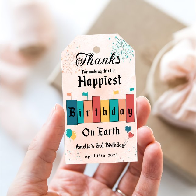 Magische Geburtstagsparty Geschenkanhänger (Von Creator hochgeladen)