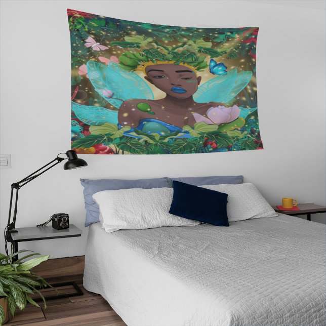 Magische Geschichte einer schwarzen afrikanischen  Wandteppich (Von Creator hochgeladen)