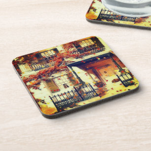 Magische Getränkeabdeckung im Herbst Getränkeuntersetzer