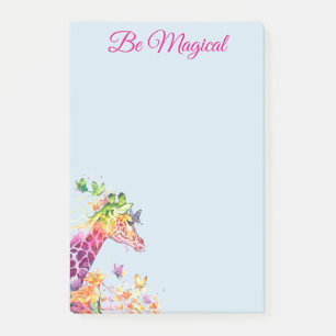 Magische Giraffen-Post-it-Notes Post-it Klebezettel