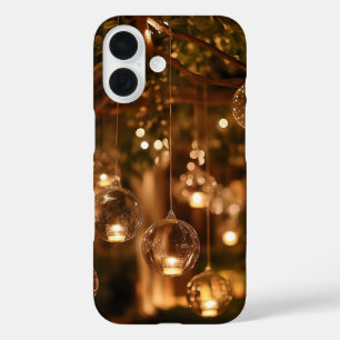 Magische hängende Glaslaternen Kerze iPhone 16 Hülle
