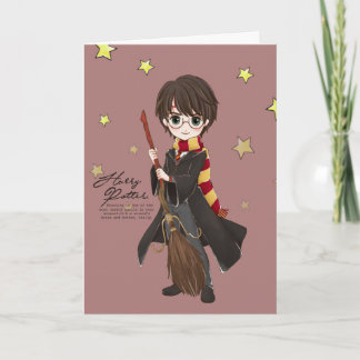 Magische HARRY POTTER™ Wasserfarbe Karte