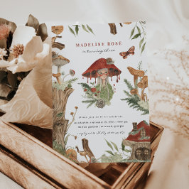 Magische Herbstwald-Fairy | Geburtstag Einladung