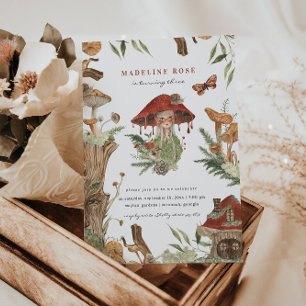 Magische Herbstwald-Fairy   Geburtstag Einladung