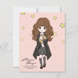 Magische Hermione Granger Aquarell Mitteilungskarte