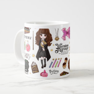 Magische Hermione Granger Wasserfarbe Jumbo-Tasse