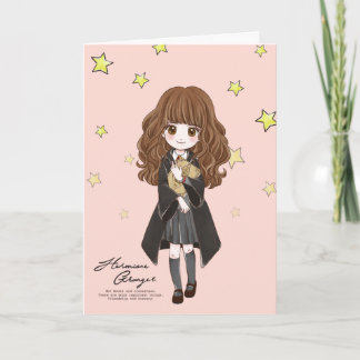 Magische Hermione Granger Wasserfarbe Karte