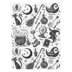Magische Hexen Whimsical Wiccan Heidenparty Tischdecke