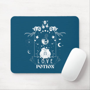 Magische Himmelsleuchte "Liebe Potion" auf einem b Mousepad