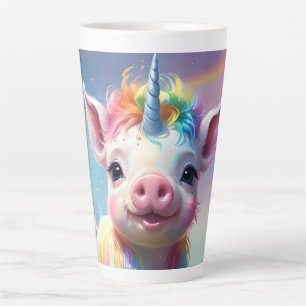 "Magische Hooves: Der Regenbogen Einhornschwanz" Milchtasse
