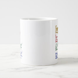 Magische Horace Quote Jumbo-Tasse