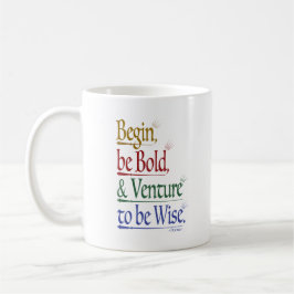Magische Horace Quote Klassische Tasse