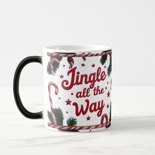 Magische "Jingle All The Way" Tasse | (Links)