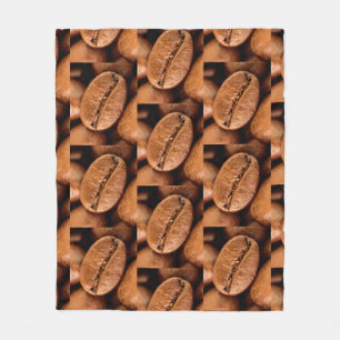Magische Kaffeebohnen Fleecedecke
