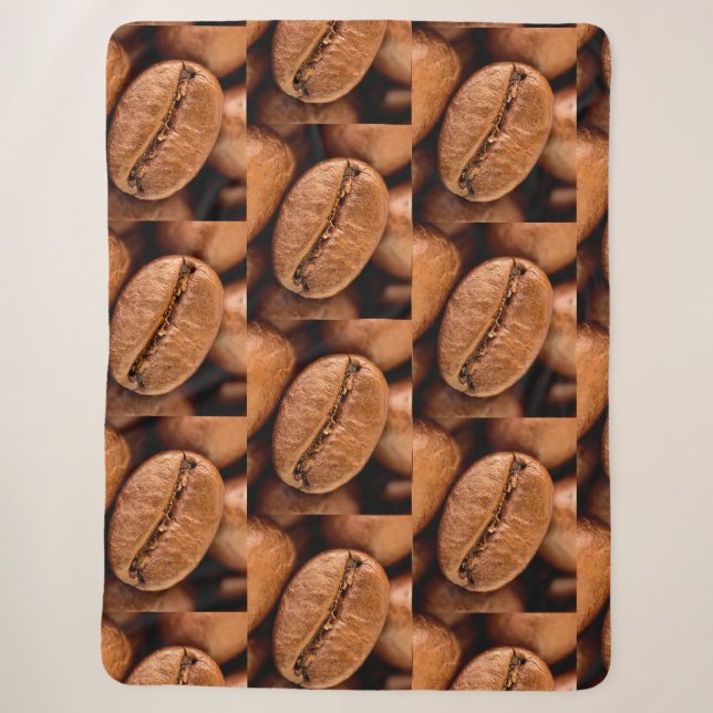 Magische Kaffeebohnen Sherpadecke (Vorderseite)