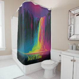 Magische Kaskade, fesselnde Ruhe Duschvorhang