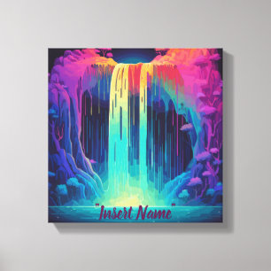 Magische Kaskade, fesselnde Ruhe Leinwanddruck