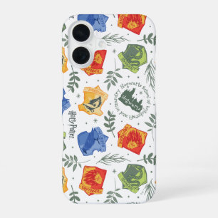 Magische Kräuterkunde HOGWARTS™ Häuser Muster iPhone 16 Hülle