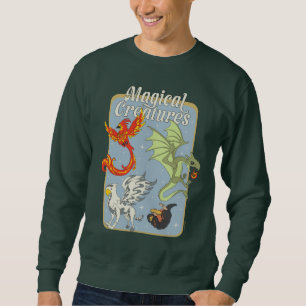 Magische Kreaturen Vintage Grafik Sweatshirt