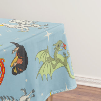 Magische Kreaturen Vintage-Muster Tischdecke