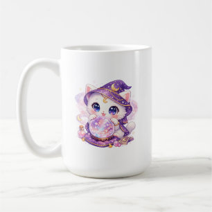 Magische Kristallkugel Katze Kaffeetasse