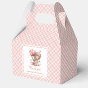 Magische Launenhaftigkeit Rosa Blumen Mädchen Gebu Geschenkschachtel