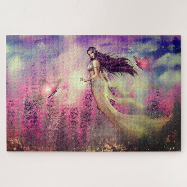 Magische Lavenderfelder Puzzle (Horizontal)