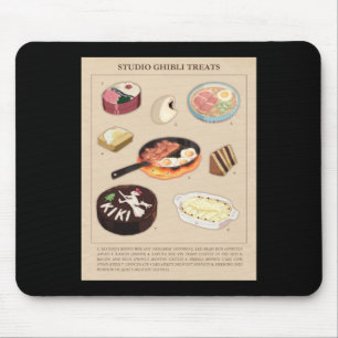 Magische Leckereien Essen aus Studio Ghibli Filmen Mousepad